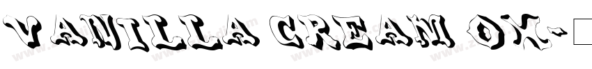 vanilla cream ox字体转换